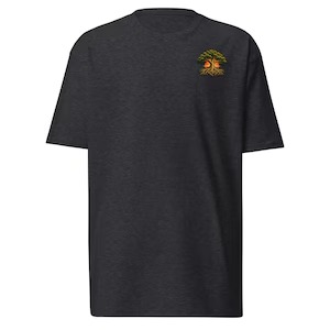 Strong Roots Heavyweight Tee in Charcoal Heather